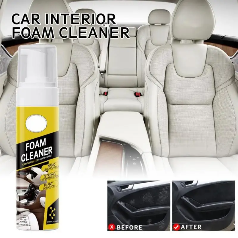 

New Multi-purpose Foam Cleaner Cleaning Agent Automoive Car Interior Home Foam Cleaner Home Cleaning Foam Spray Cleaners