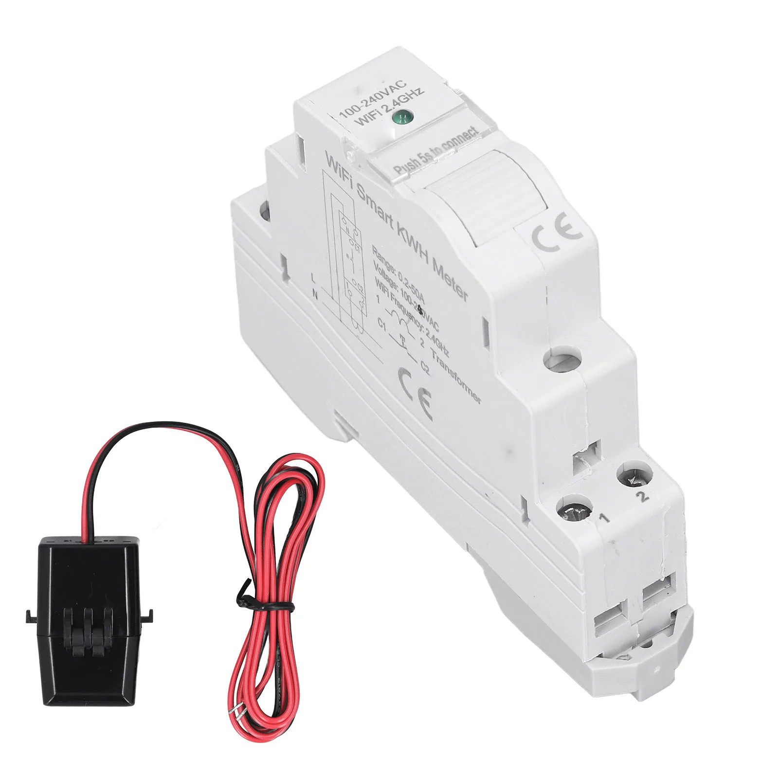 

Smart Meter AC 100‑240V Easy To Install Energy Saving Wifi Real Time Monitoring Smart Energy Meter for Swimming Pool Pumps