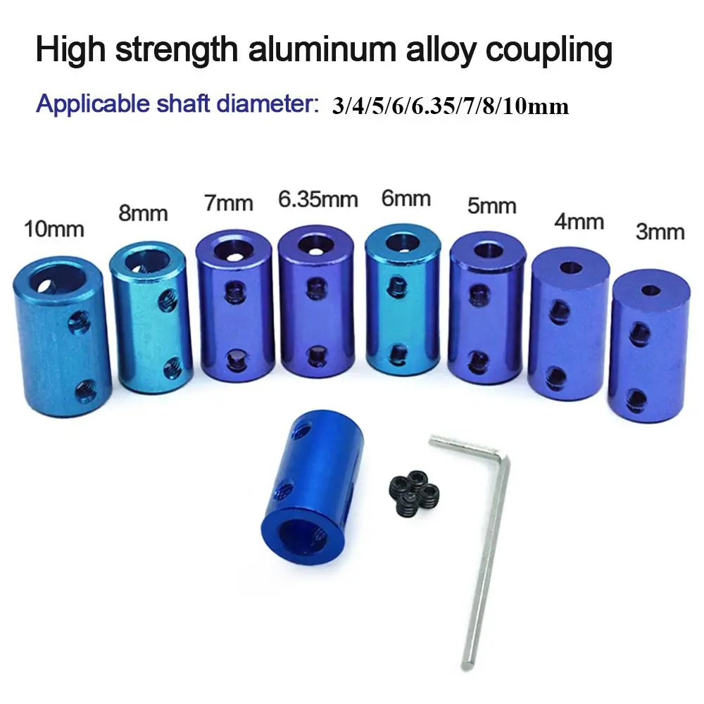 

Aluminum Alloy Stepper Motor Connector Blue Shaft Coupler 3D Printers Parts Rigid Shaft Coupler Coupling Device