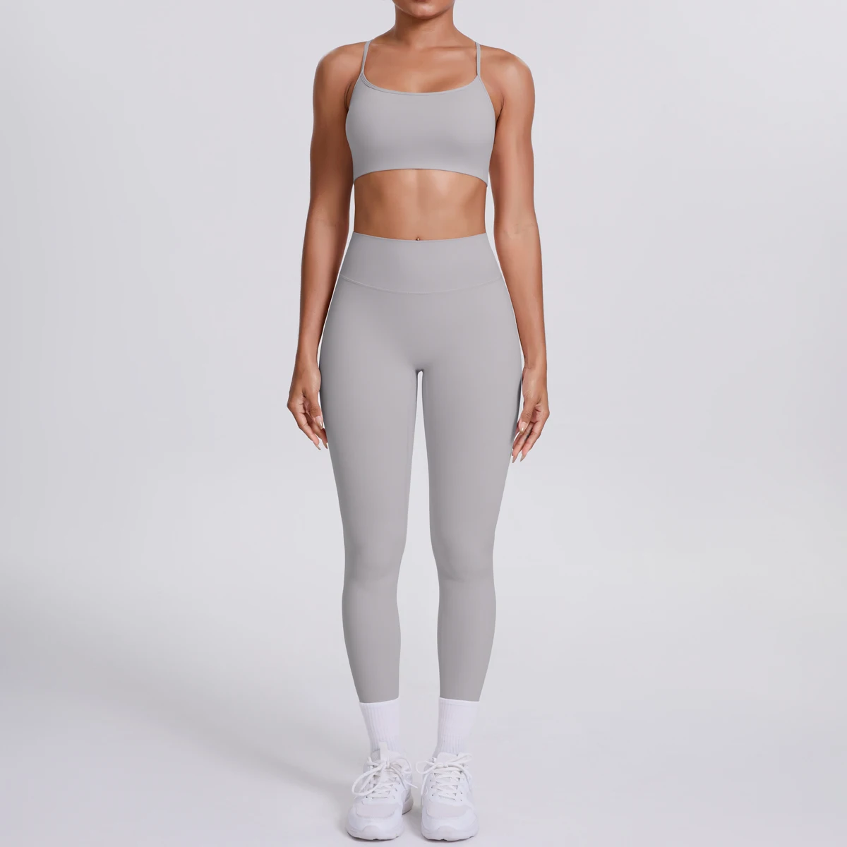 Women's Yoga Suit – Seamless Sports Bra & High Waist Leggings | Breathable Quick Dry Activewear