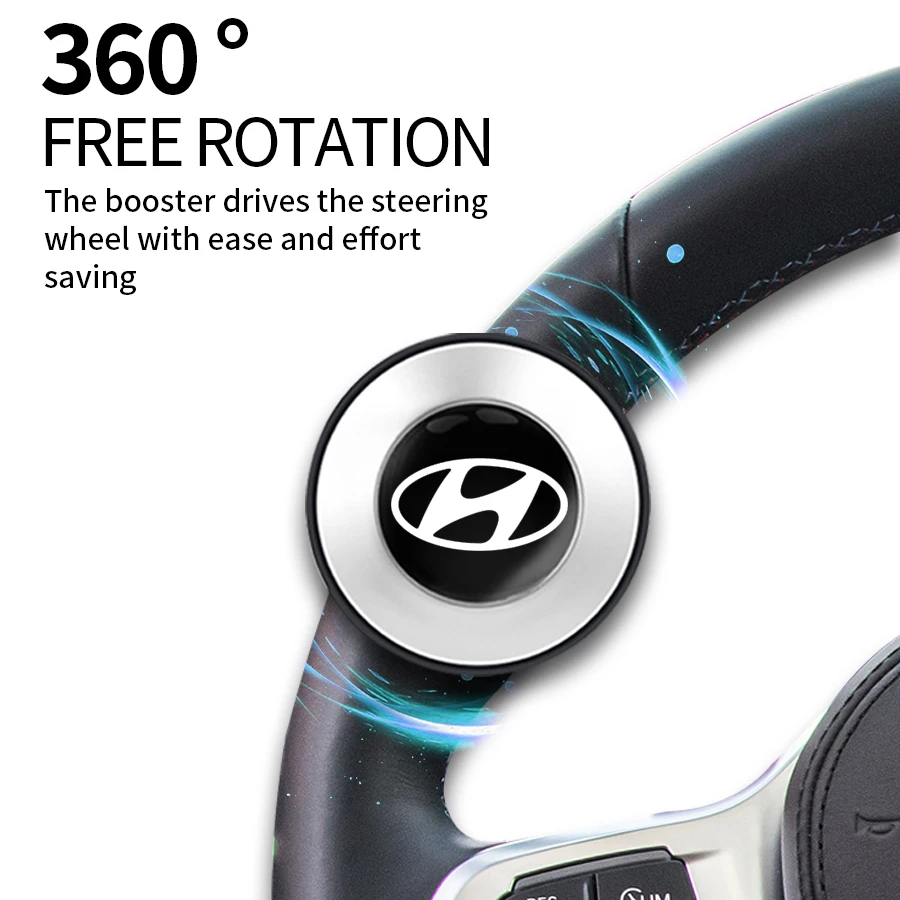 Car Turning Steering Wheel 360 Degree Rotation Metal Bearing Power