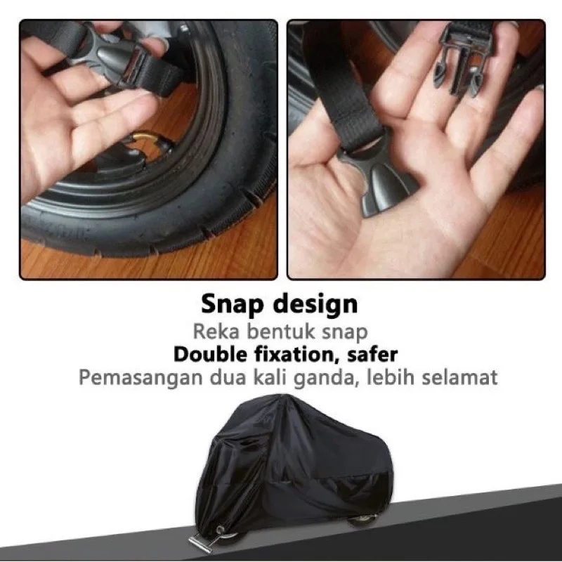 All-Season Wear-Resistant Waterproof Motorcycle & Scooter Cover with UV Protection