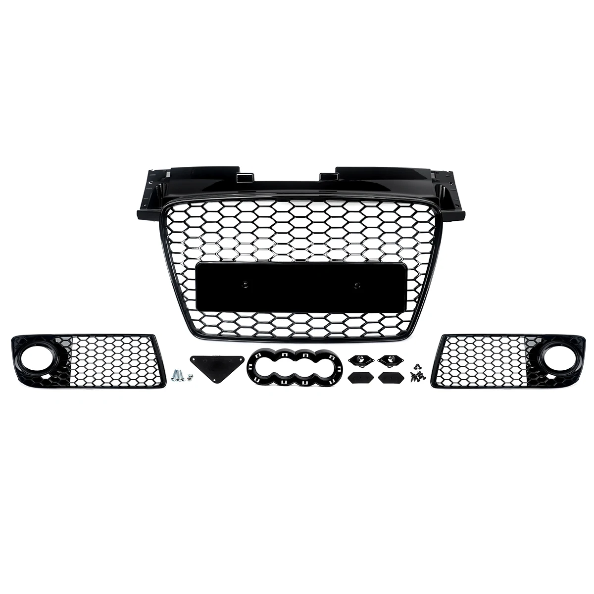 아우디 TT TTS MK2 2006 2007 2008 2009 2010-2014 RS 스타일 프론트 범퍼 라디에이터 센터 그릴 메쉬 에어 인테이크 그리드용 매직킷
