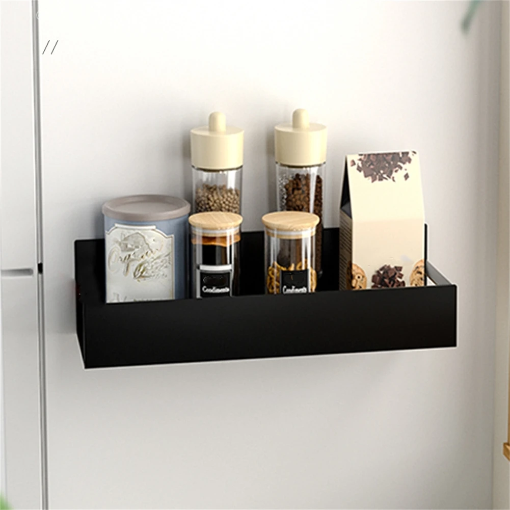 

1 PC Moveable Magnetic Spice Rack Seasoning Holder For Refrigerator Storage Organizer 29x9.5x7.8cm Home Storage Hot Sale