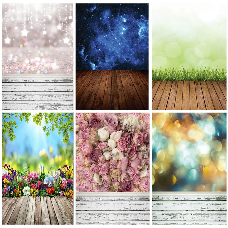 

ZHISUXI Vinyl Custom Wooden Floor Flower Landscape Photography Backdrops Baby Photo Background Photo Studio Props 21921 CXSC -27