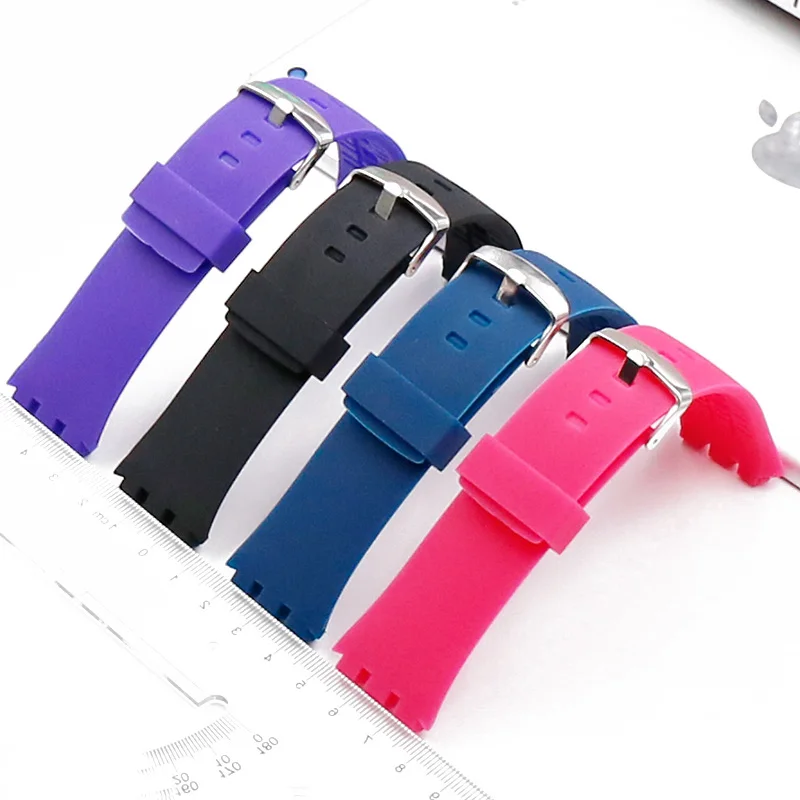 Men's and Women's Silicone Sports Watch Band - 24mm Rubber Wristband Accessory