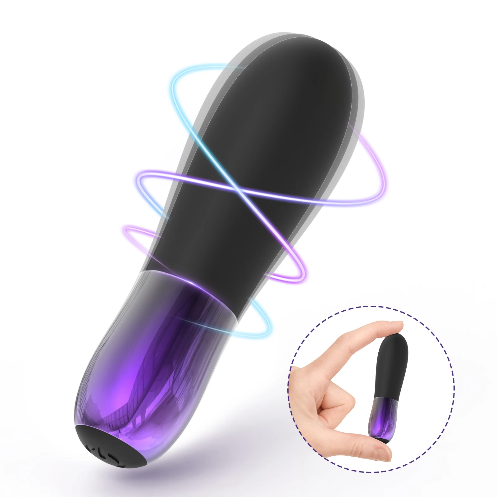 ויברטור כדורי לנשים, סיליקון, עמיד במים, טעינה באמצעות USB, מוצר מיני למבוגרים עם 10 רעידות לזוגות