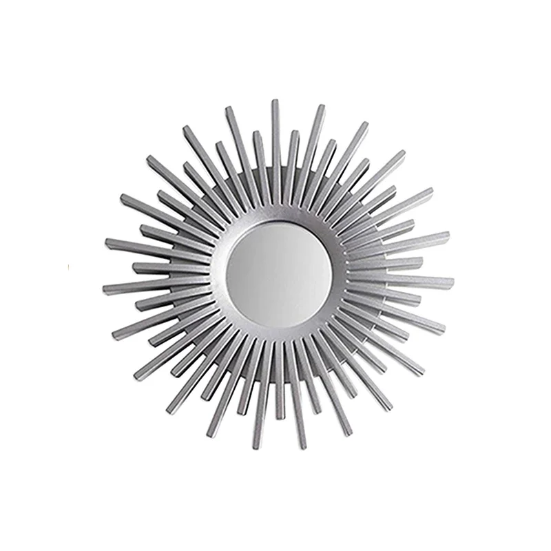 Sun Mirror Gold Round Decoration Wall Sunburst Hanging Mirrors Home Accessories Vintage Boho Decorate Room Bath Nordic Ornaments