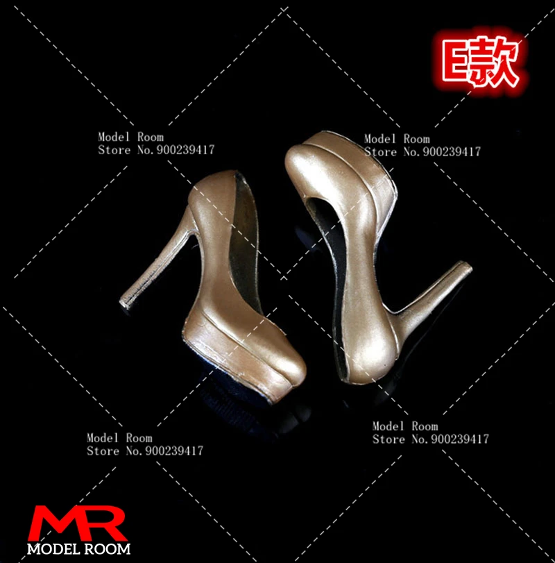 1/6 skala Mode Mädchen High Heel Schuhe Simulation Stiletto Gericht Schuhe Modell Fit 12'' TBL PH Weibliche Soldat Action figur Körper – Detail 11