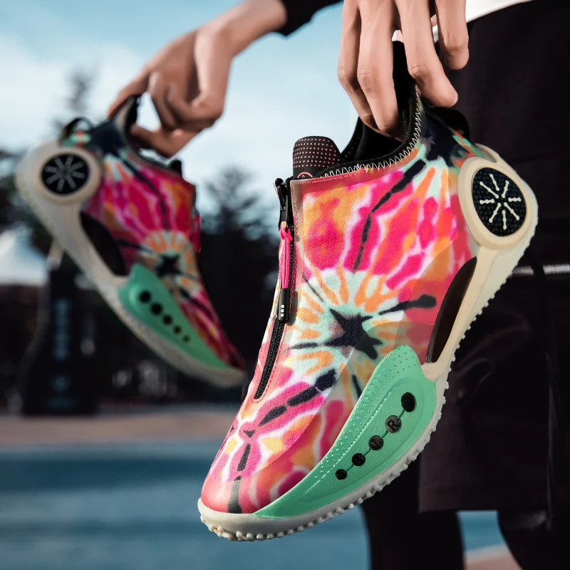 Basketball Professional Shoes Men Women Cushion Durable Outdoor Basket Gym Training Sport Running Athletic Sneakers Plus Size 2