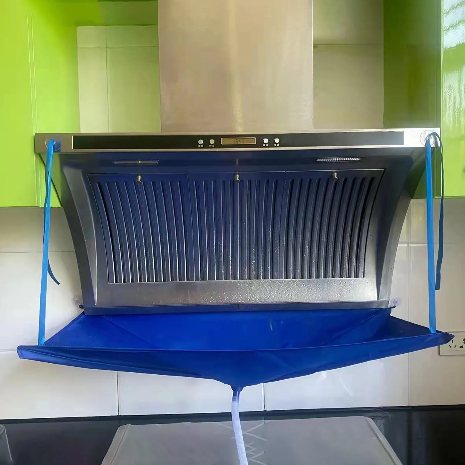 Cooker Hood Cleaner Cover Range Hood Cleaning Bag Kitchen Ventilator Wash Tool Waterproof Anti-Greasy Cleaning Bag