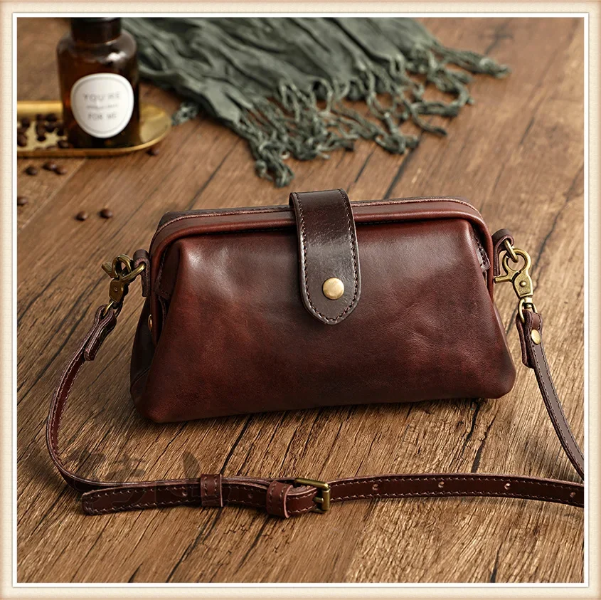 Genuine Leather Women Crossbody Shoulder Bag