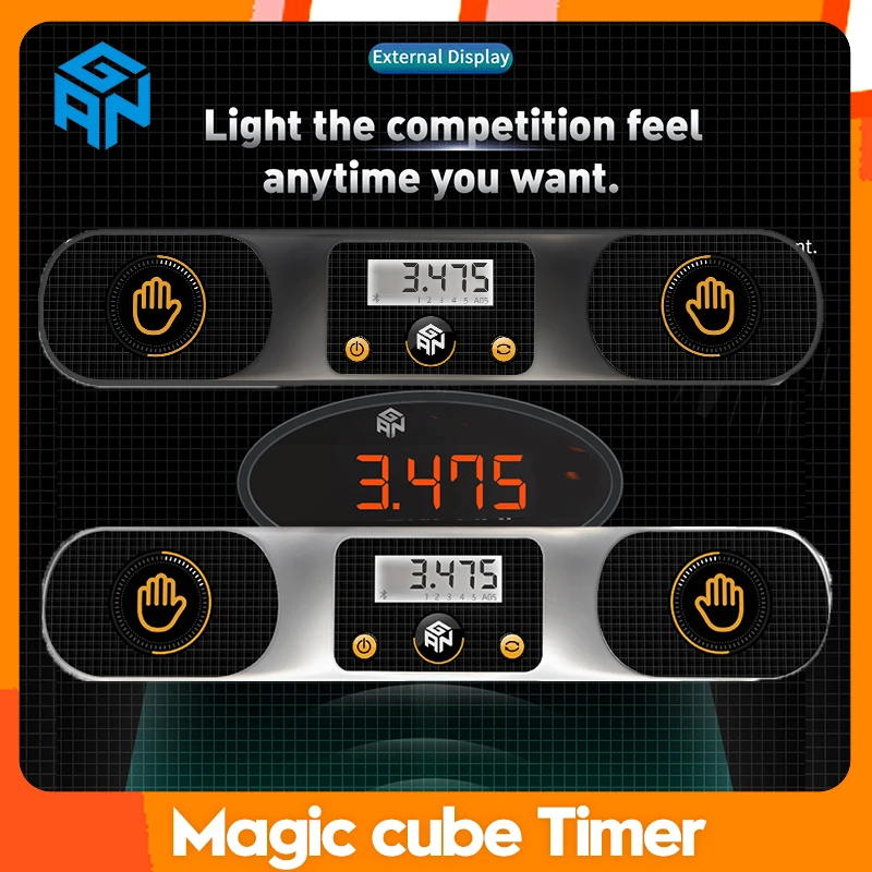 

Gan Samurai Silver Knight Timer Speedcube Magic Cube Competition