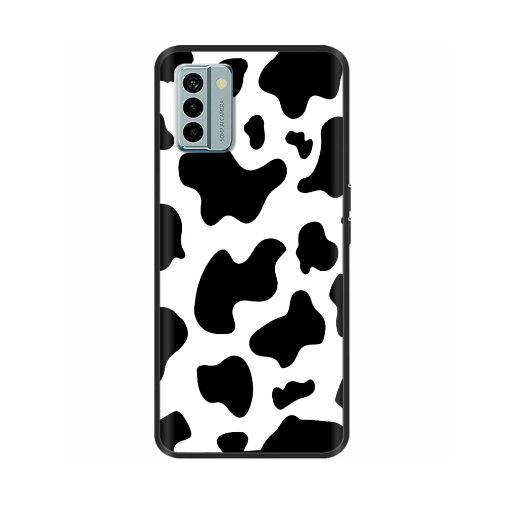 Nokia G22 Cool Silicone TPU Protective Shell - Painted Soft Back Cover with Black Bumper