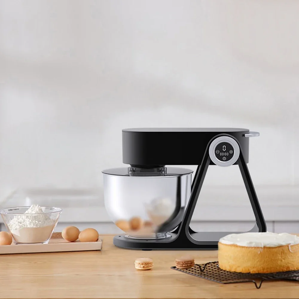 New Food Mixer With 3D High Efficiency Mixing System Automatic Dough Whisk for Baking Bread Cake Cookie Pizza Salad