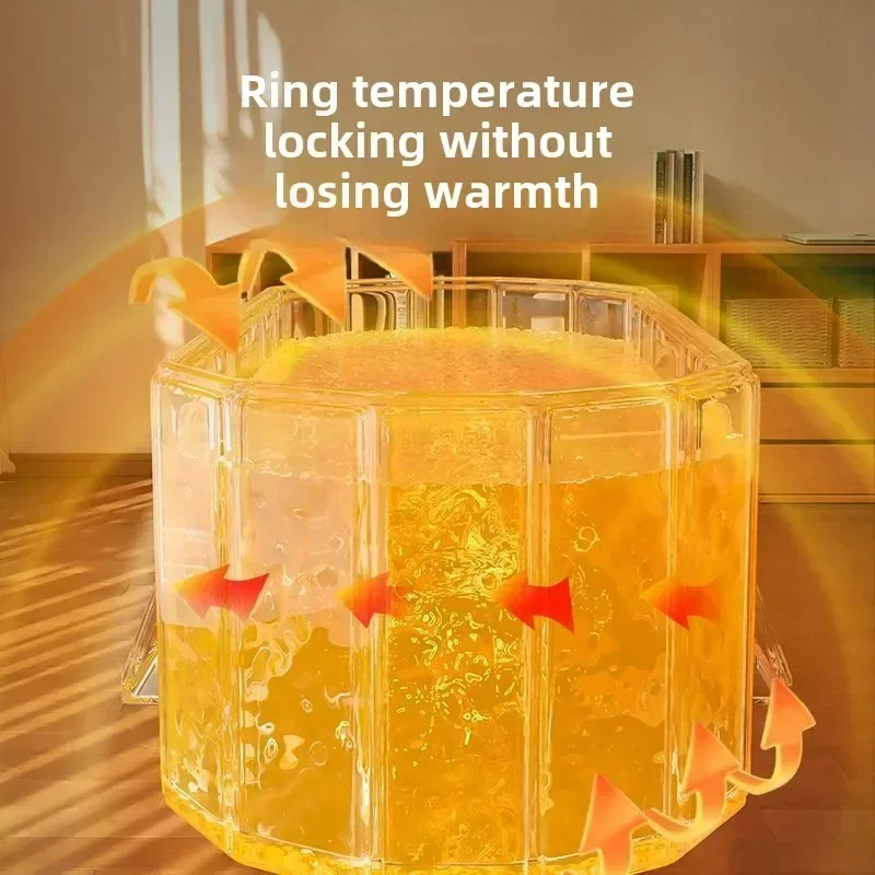 Folding Bathtub Household Adult Full Body Bath Bucket Children Bath Bucket Adult Couple Double Bidet Folding Bathtub