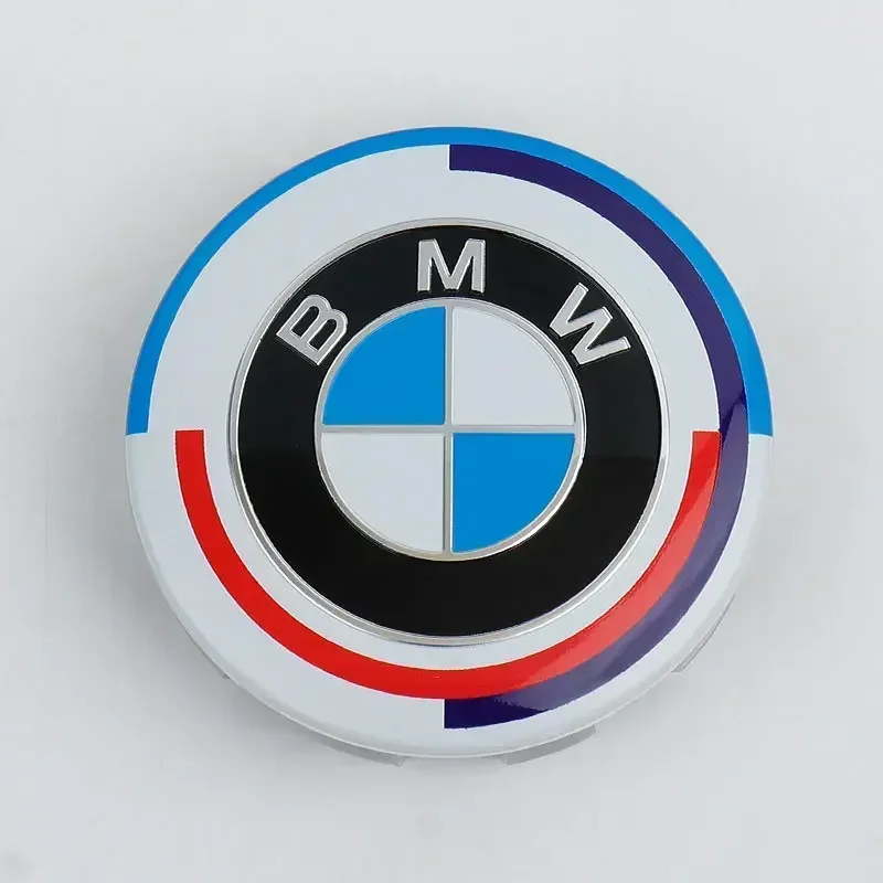 68mm 56mm 4개 자동차 휠 허브 센터 커버 보호 커버 개조 액세서리 BMW E60 E46 E90 E92 F10 F30 호환