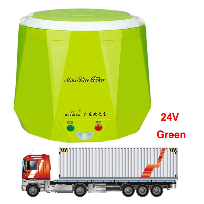 Olla Arrocera Para Coche 12V/24V - Capacidad 5L, Olla Antiadherente - Para Viajes, Camping Y Picnics, Con Funciones De Cocción Y Mantenimiento De Calor