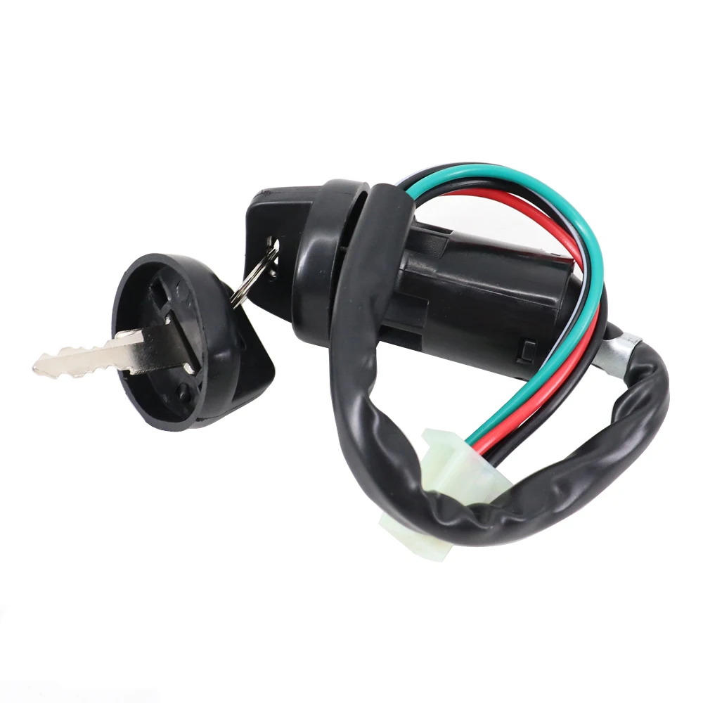 Ignition Key Switch Universal Motorcycle 2 Key 4 Wire Start Ignition Switch Electric Door Lock For ATV Quad Dirt Bike motorcycle keys motorcycle key accessories ignition key cover electric bicycle key switch