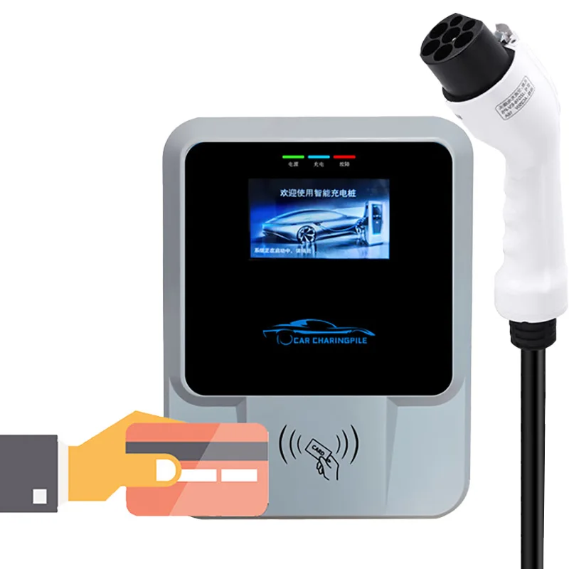 Monofase 32A Livello 2 Casa Ev Punto Di Ricarica Produttori Level2 Rfid Wall Box 7Kw Ac Ev Stazione Di Ricarica 7Kw Wallbox Tipo 2