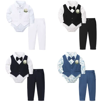 Baby Boy Christening Suit Set 1