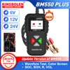 KINGBOLEN BM550 PLUS Car Battery Tester 6V 12V 24V CCA SOC Waveform Test Color Screen Auto Battery System Detect Analyzer Tools 1