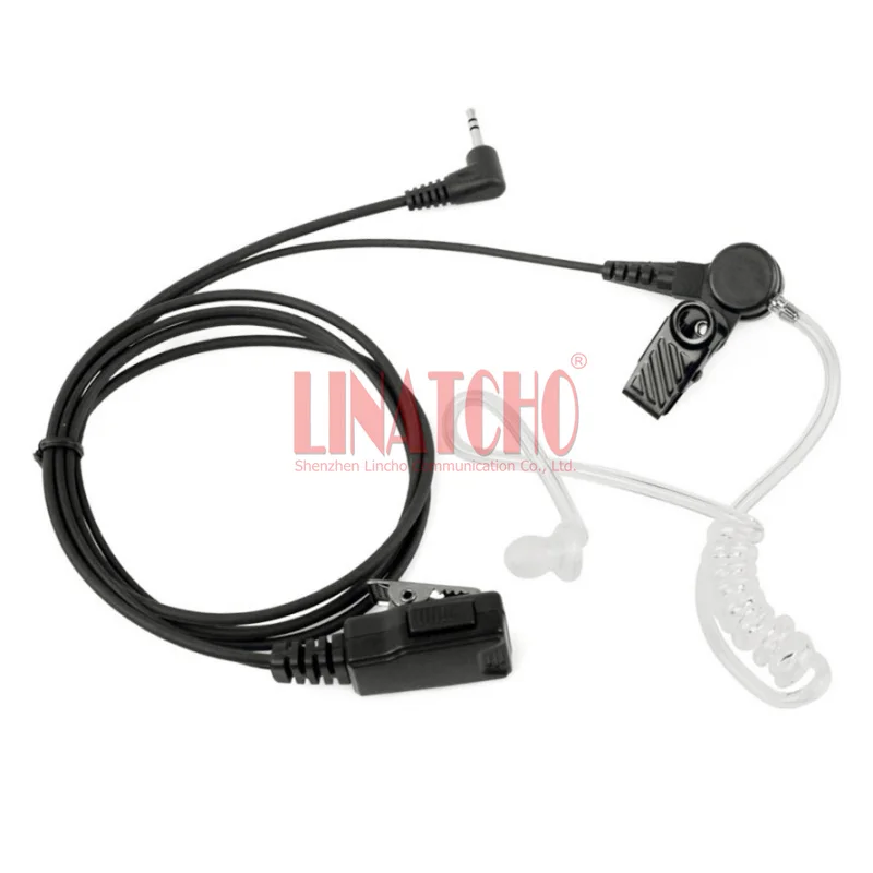 T6200 T6210 T6212 T6220 Walkie Talkie Acoustic Tube Transparent 2.5MM Earphone
