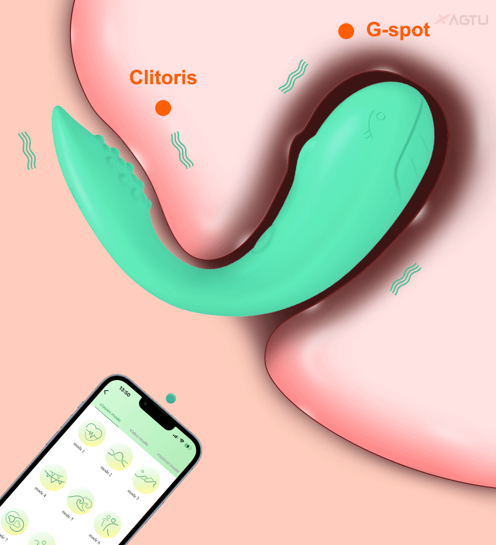 Bluetooth APP 2 Motors G Spot Vibrator for Women Dildo Clitoris Stimulator Vagina Vibrating Love Egg Panties Sex Toys for Adults