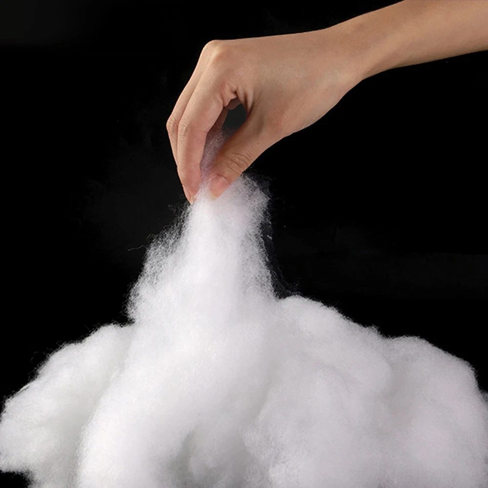 PP Cotton Polyester High-elasticity Eco 3D Hollow Filler for Pillow Plush Toy Doll Bean Bag Sofa Bed Cushion 1kg pillow filler