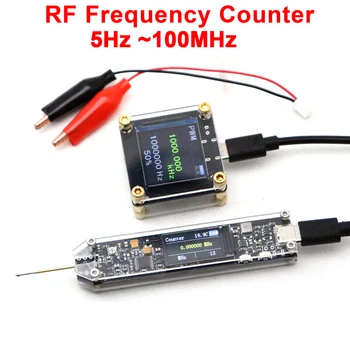 Contatore di Frequenza con Sonda a Penna 100MHz, Misuratore Digitale di Frequenza RF, Generatore di Segnale PWM, Voltmetro 5V, Misurazione Radio FM