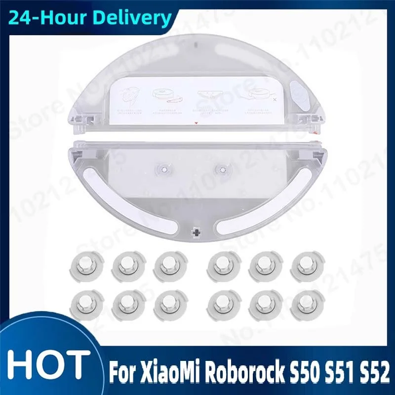 Filtro do Tanque de Água Mop Peças para Roborock s5 S50 S51 S55 s6 S60 S65 E25 E35 E20 C10 t4 t6 Robot Vacuum Cleaner Acessórios Peças