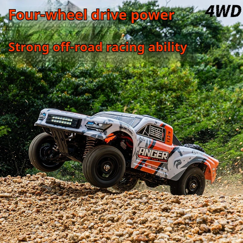 Haiboxing Rc Remote Control Off-Road Vehicle 3100a Full Proportion Brushless High Speed Short Card Gyroscope 4wd Boy Toy Gift 3