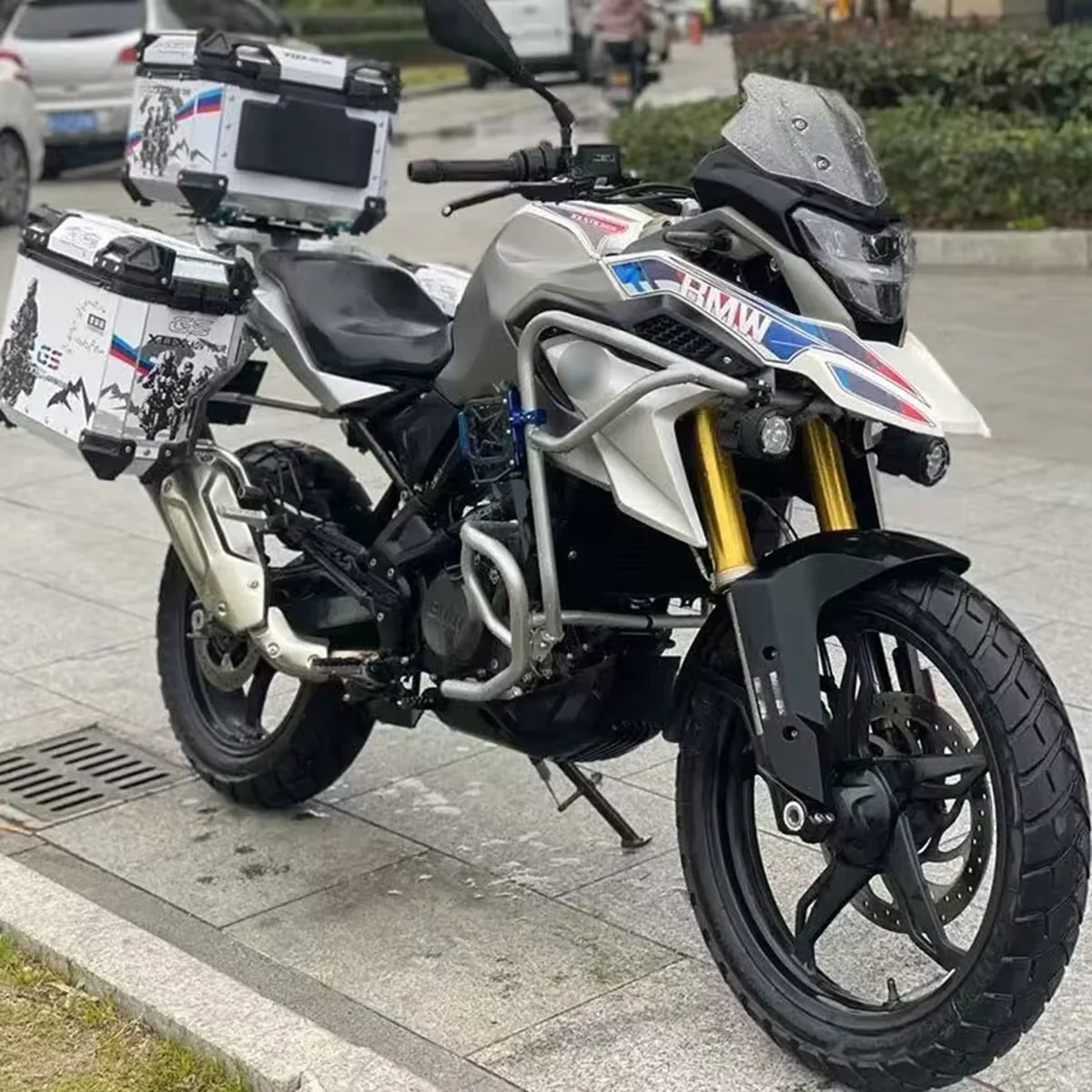 BMW G310GS/G310R용 오토바이 상하 엔진 가드 크래시 바 프레임 보호 범퍼
