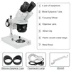 10X 20X 30X 40X Stereo Microscope with Ring Light Illumination for PCB Inspection Tools Industrial Microscopes Soldering Repair 2