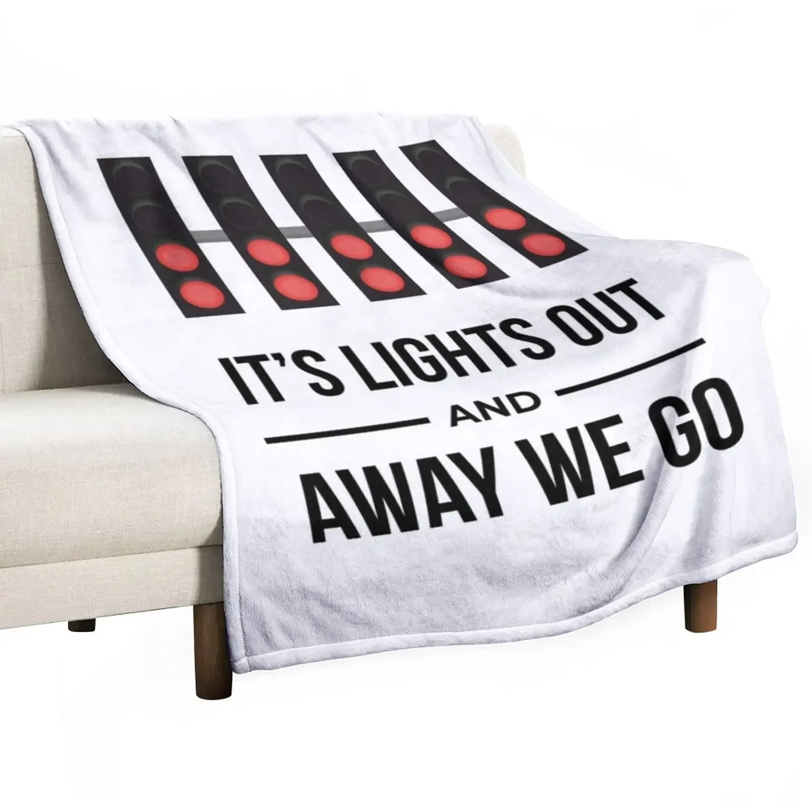 

It's Lights Out And Away We Go Throw Blanket Nap Flannel Fabric Luxury Designer Blankets For Bed Blankets