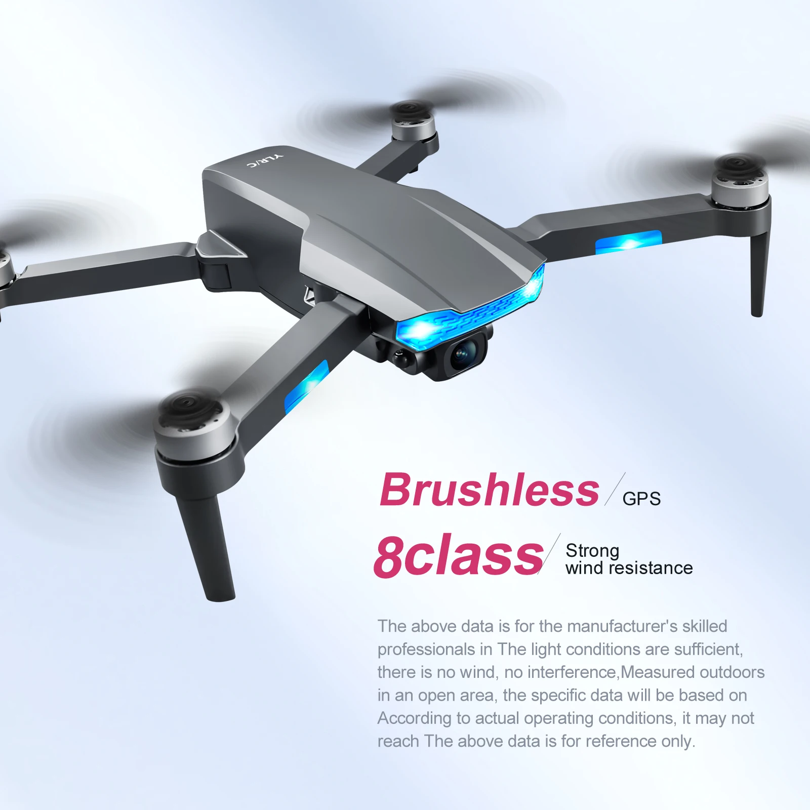JINHENG S106 GPS Drone, brushless GPS 8class Sitrdesistance The above data is for reference only 