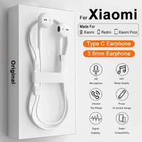 Type C Wired Headphones For Xiaomi 14 13 12 11 Pro Ultra Lite 3.5MM Earphone For Redmi POCO Huawei Samsung Earbuds Accessories 1
