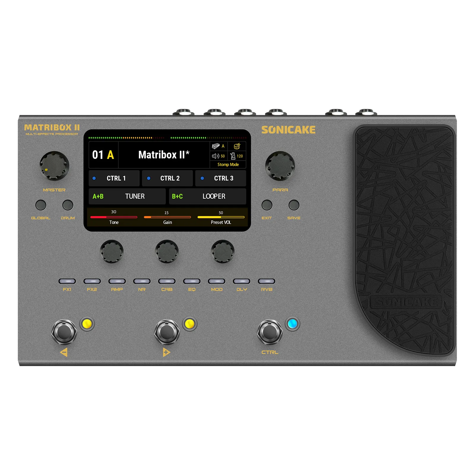 SONICAKEMatriboxIIGuitarBassAmpModelingMultiEffectsProcessor