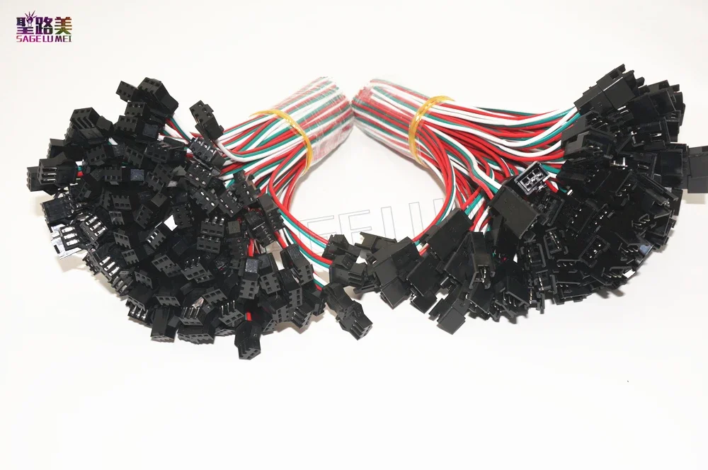 2pin 3pin 4pin 5pin led connector Male/female JST SM 2 3 4 5 Pin Plug Connector Wire cable LED Strip Light Lamp Driver CCTV Wire Connector Terminals Wire Connector Electrical Connectors LED Strip Connectors LED Connectors Electrical Connector Cable Connector