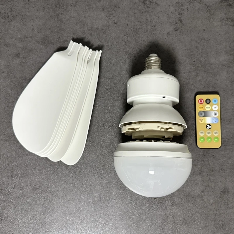 

K1AA AC85V-265V 30W LED Fan Lamp Remote Control E27 Ceiling Fan with Memory Function for Home Offices Bedroom Kitchen