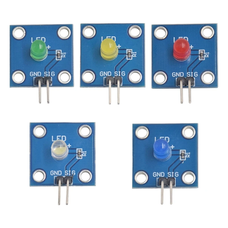 

20mm Lamp Bead Diode Light-emitting LED RGB Module 5 Colors LED forArduino Electronic Building Block 20x20mm T21A