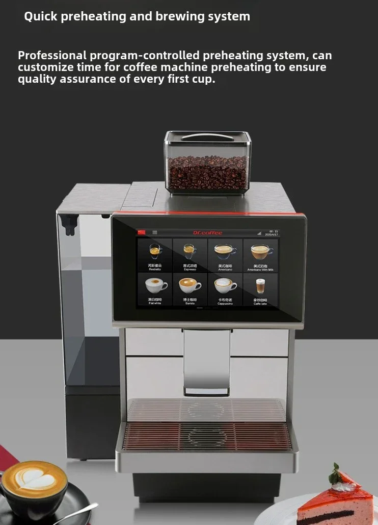 Espresso Automatic Coffee Maker, 10.1-inch Touch Screen, Auto Wash Large Screen, Bucket Auto Suction 3