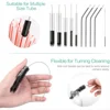10pcs Premium 304 Stainless Steel Bottle Brushes with Angled Bristles - Reusable, Hard, and Durable Cleaning Brushes for Digital 6