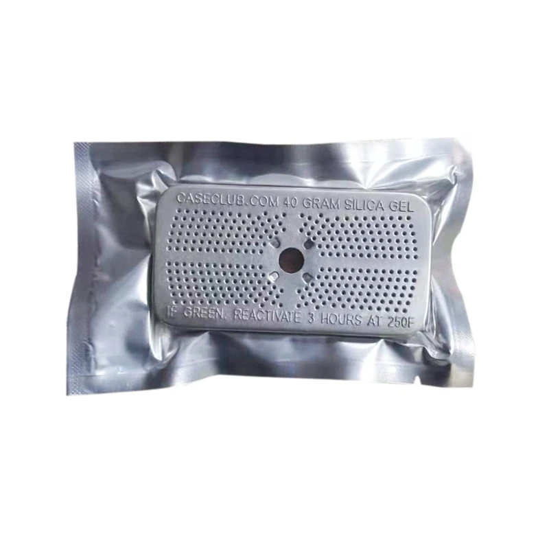 40 Gram Aluminum Box Color Changing Silicone Desiccant Camera Bag Safe Wardrobe Shoe Cabinet Mildew Proof Box