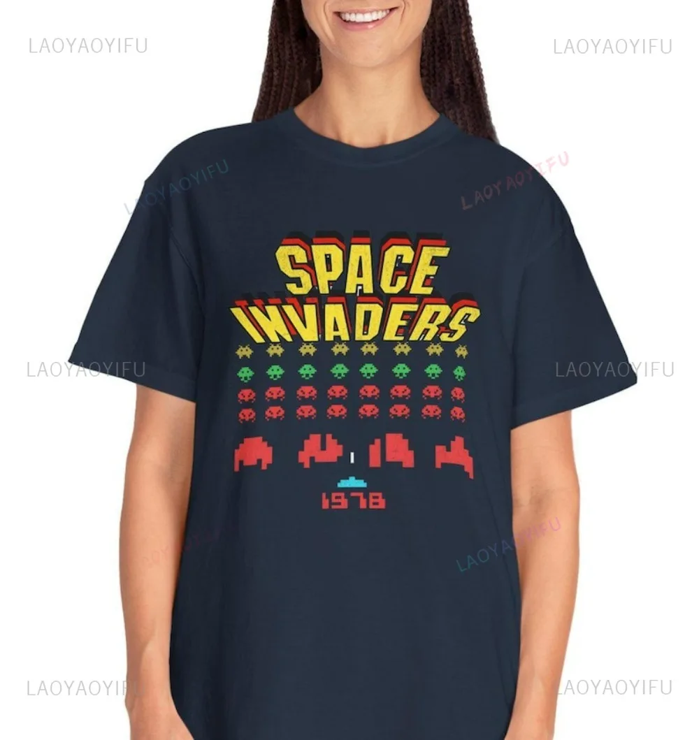 Retro Alien Invaders From Space - 80s 8-Bit Video Game Shirt