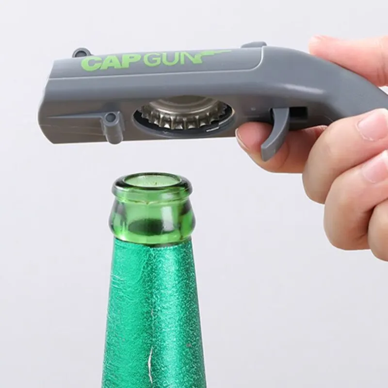Bottle Opener Portable Drink Spring Cap Launch Kitchen Party Supplies Bar Drinking Tools