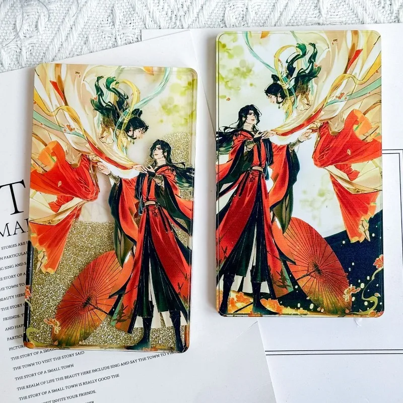 

Anime Tian Guan Ci Fu Cosplay Hua Cheng Xie Lian Cartoon Acrylic Exquisite Flowing Quicksand Mahjong Ornament Student Props Gift