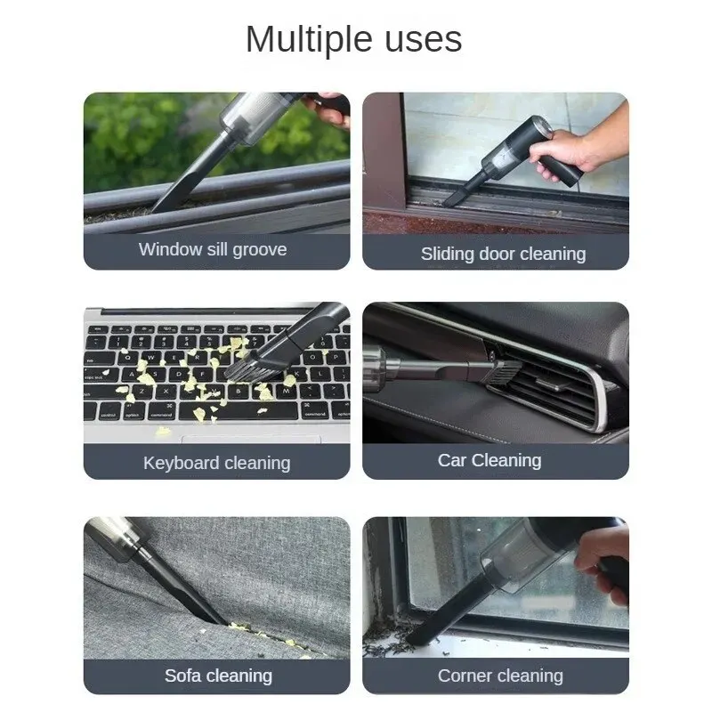 Car Vacuum Cleaner Wireless Multi-Functional Handheld Portable Car Vacuum Cleaner Rechargeable High Power 3