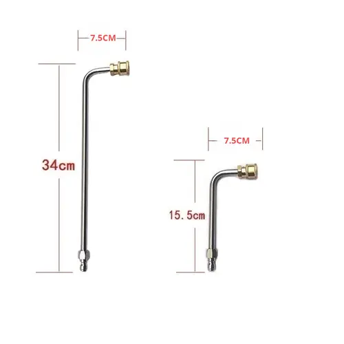 Pressure Washer Extension Rod Lance Set 4000PSI Spray Gun with 1/4 Inch Quick Connect for Efficient Cleaning - Image 5