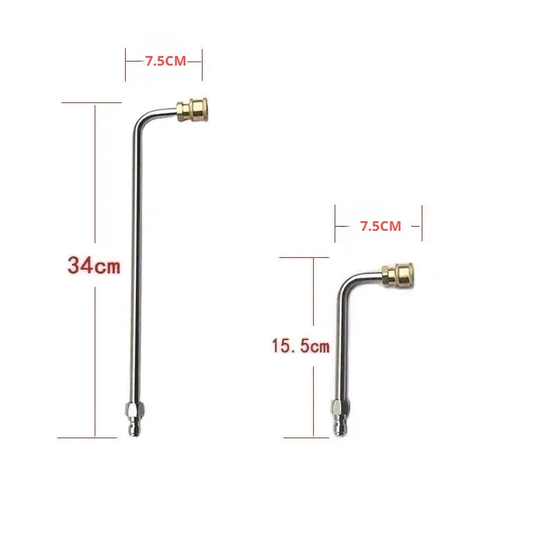 Pressure Washer Extension Rod Lance Set 4000PSI Spray Gun with 1/4 Inch Quick Connect for Efficient Cleaning - Image 5